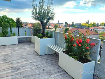 Fioriere in alluminio 