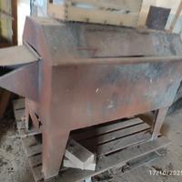 stufa in ghisa per falegnameria 