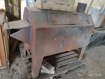 stufa in ghisa per falegnameria 