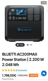 Power Station Bluetti AC 200 Max E DCDC Charger 1