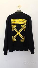 Off-White – Bomber “Firetape” nero