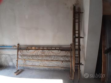Letto in ottone anni 60