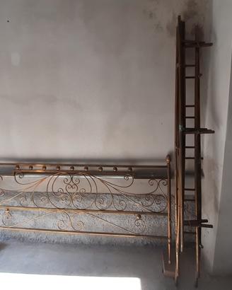 Letto in ottone anni 60