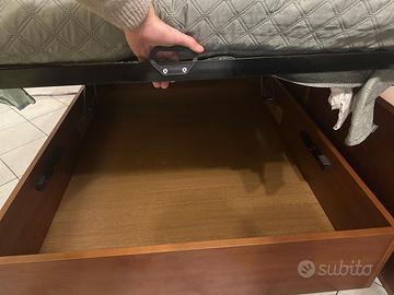 LETTO MATRIMONIALE CON VANO CONTENITORE