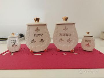 Set Servizio Vintage in Ceramica Viba Capodimonte