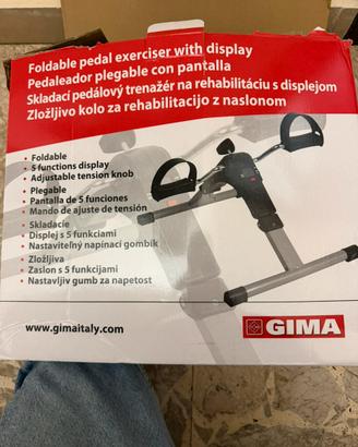 Pedaliera mini cyclette con display