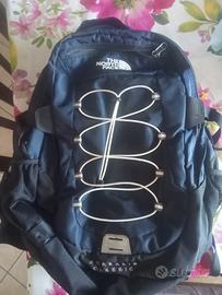 zaino nero blu the North face 