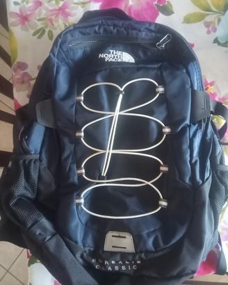 zaino nero blu the North face 