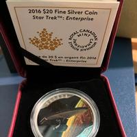 20 dollari proof - Star Trek - anno 2016