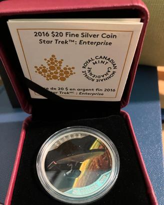 20 dollari proof - Star Trek - anno 2016