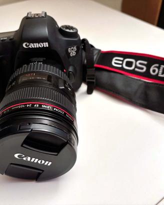 CANON EOS 6D con zoom Canon ES 24-105 f.4  L IS