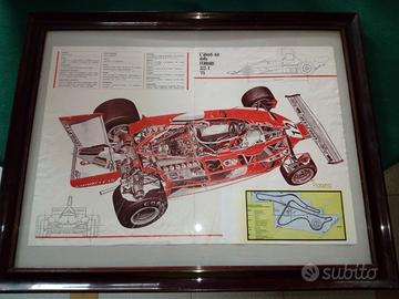 Quadro di stampa Ferrari F1 312 T