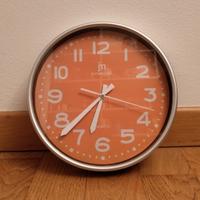Orologio da muro justaminute arancio