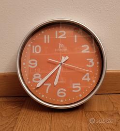 Orologio da muro justaminute arancio