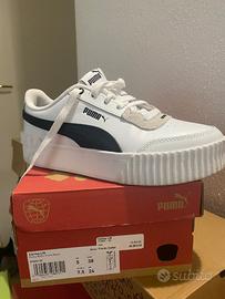 Sneakers Puma Carina Lift Bianche e Nere – Taglia