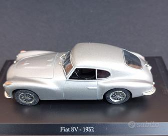 Fiat 8V del 1952 - Modellino vecchio stile.