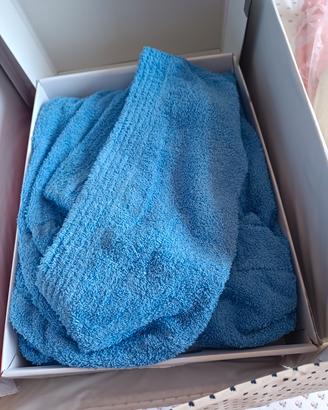 accappatoio unisex XXL colore azzurro 