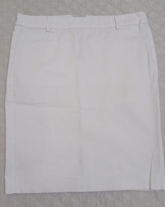 gonna bianca a tubino Benetton 