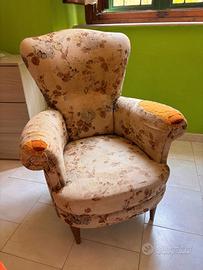 Poltrona vintage anni '60 da restaurare