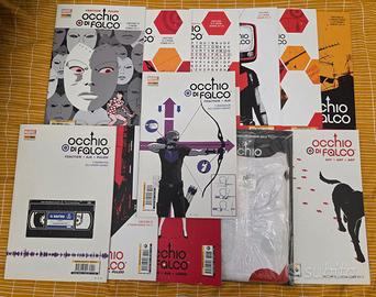 Occhio di falco Fraction completo 1-12 con t-shirt