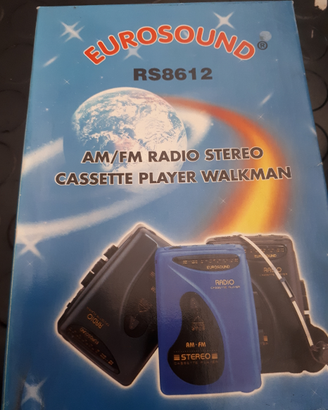 Walkman a cassette e radio nuovo