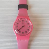 orologio swatch doppio giro rosa