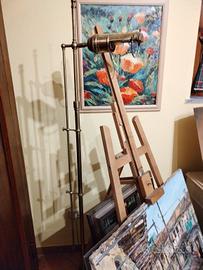 lampada in ottone vintage