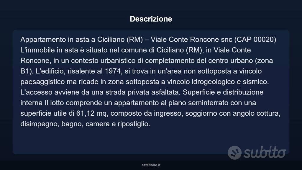 Appartamento – Ciciliano, Roma Capitale - Vista 4
