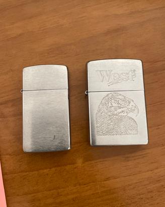 Due zippo. Slim e West