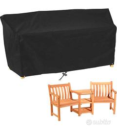 🛋️ Coprisedile Storm Black per Divano Patio Oxfor
