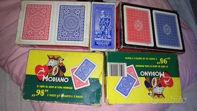 Carte da gioco. Leggere la descrizione