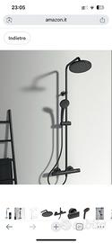 Doccia termostatica nera nuova