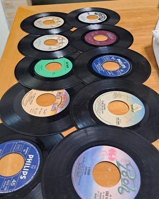 lotto 10 dischi vinile 45 giri vintage 