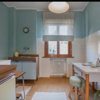 Cucina vintage verde mid century