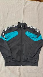 Giacca Tuta Adidas Grigia e Turchese - XL donna