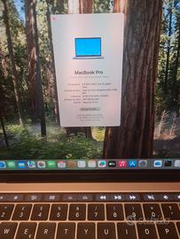 Macbook Pro 13" A2159 - 2019 - 8GB 128GB TOUCHBAR 
