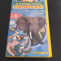 Elefanti n3 Il magico mondo degli Animali VHS 