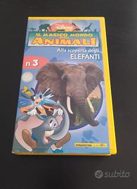 Elefanti n3 Il magico mondo degli Animali VHS 