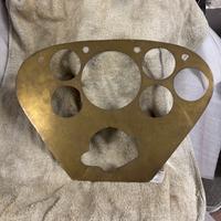 piastra cruscotto per modello ferrari 250GTO 1962
