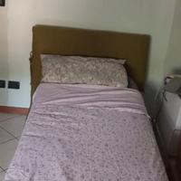 Letto singolo con cassettone
