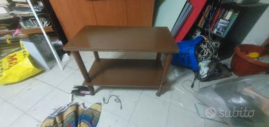 carrello porta TV con ruote