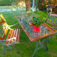 salottino da giardino