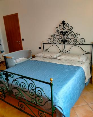 letto in ferro battuto 