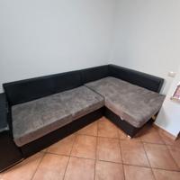 Divano letto  matrimoniale e contenitore