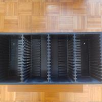 Porta CD DVD legno plastica