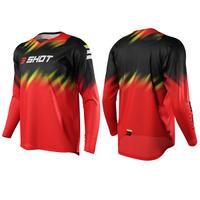 MAGLIA MOTO CROSS ENDURO SHOT VERSUS ROSSO BAMBINO