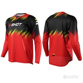 MAGLIA MOTO CROSS ENDURO SHOT VERSUS ROSSO BAMBINO