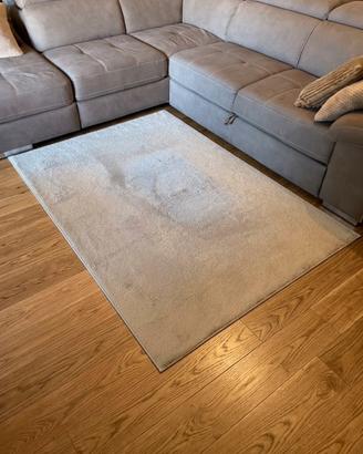 Tappeto beige 120x170 cm pelo morbido