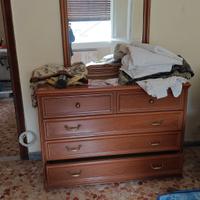 comò con specchiera