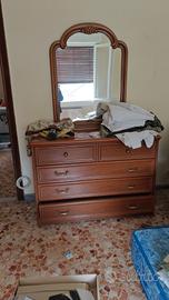 comò con specchiera